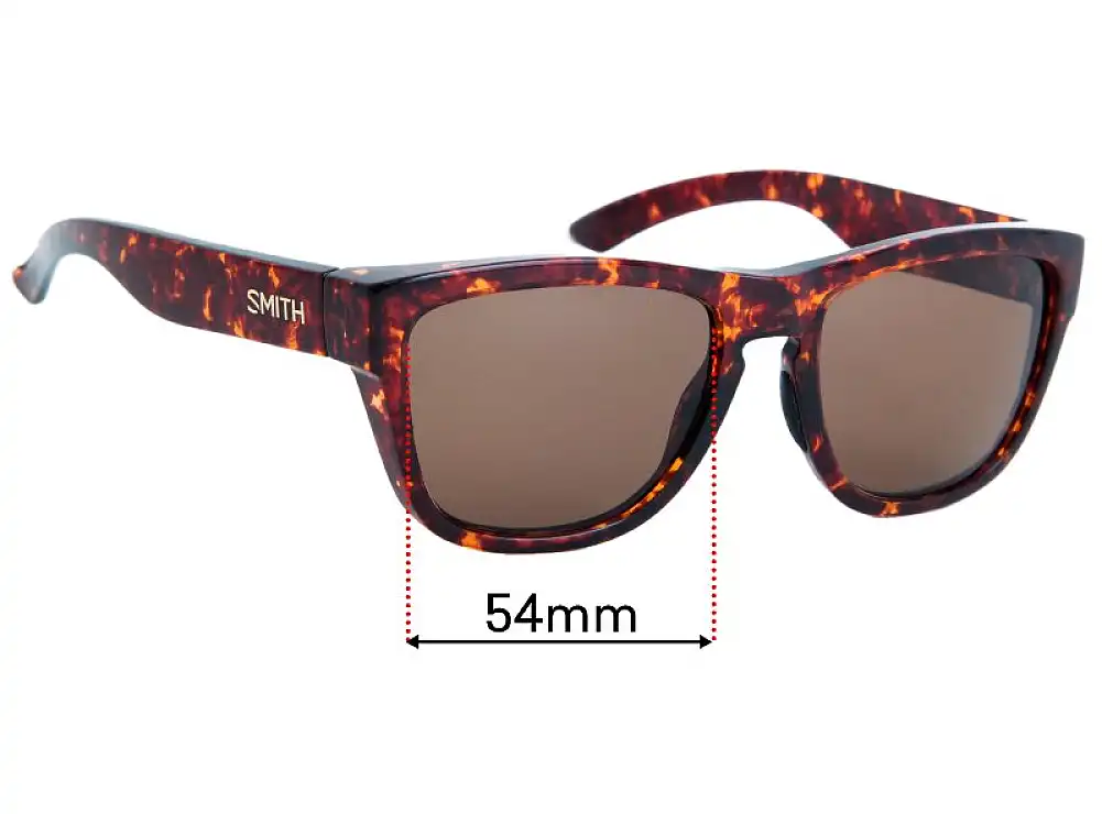 Sunglass Fix Replacement Lenses for Smith Clark - 54mm Wide Sunglass Fix Replacement Lenses for Smith Clark - 54mm Wide