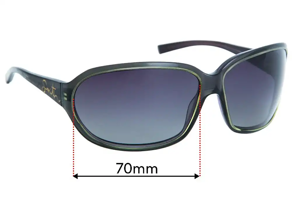Sunglass Fix Replacement Lenses for Smith Talent - 70mm Wide Sunglass Fix Replacement Lenses for Smith Talent - 70mm Wide
