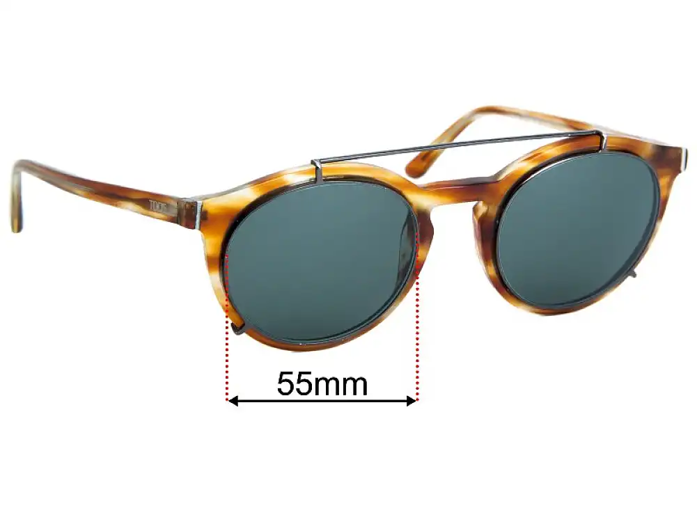 Sunglass Fix Replacement Lenses for Tod's TO 180 - 51mm Wide Sunglass Fix Replacement Lenses for Tod's TO 180 - 51mm Wide