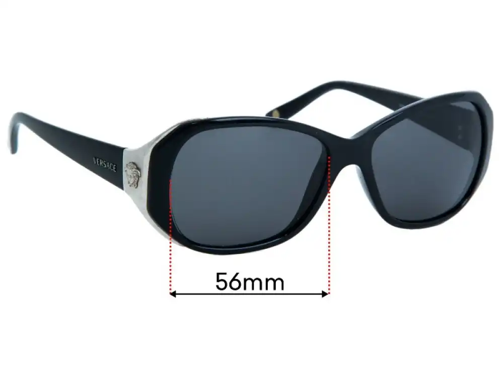 Sunglass Fix Replacement Lenses for Versace MOD 4199 - 56mm Wide Sunglass Fix Replacement Lenses for Versace MOD 4199 - 56mm Wide