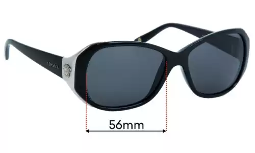 Sunglass Fix Replacement Lenses for Versace MOD 4199 - 56mm Wide Sunglass Fix Replacement Lenses for Versace MOD 4199 - 56mm Wide