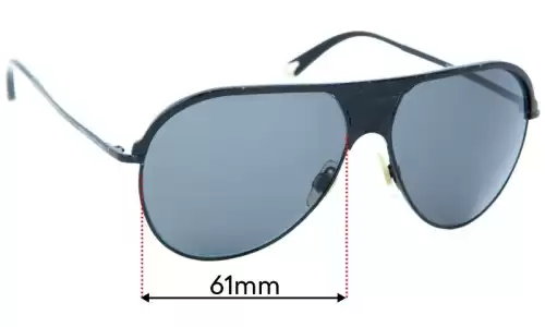 Sunglass Fix Replacement Lenses for Dolce & Gabbana DG2090 - 61mm Wide Sunglass Fix Replacement Lenses for Dolce & Gabbana DG2090 - 61mm Wide