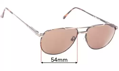 Sunglass Fix Replacement Lenses for La Scala 9524 - 54mm Wide Sunglass Fix Replacement Lenses for La Scala 9524 - 54mm Wide