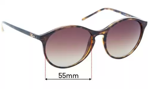 Sunglass Fix Replacement Lenses for Ray-Ban RB4371 - 55mm Wide Sunglass Fix Replacement Lenses for Ray-Ban RB4371 - 55mm Wide