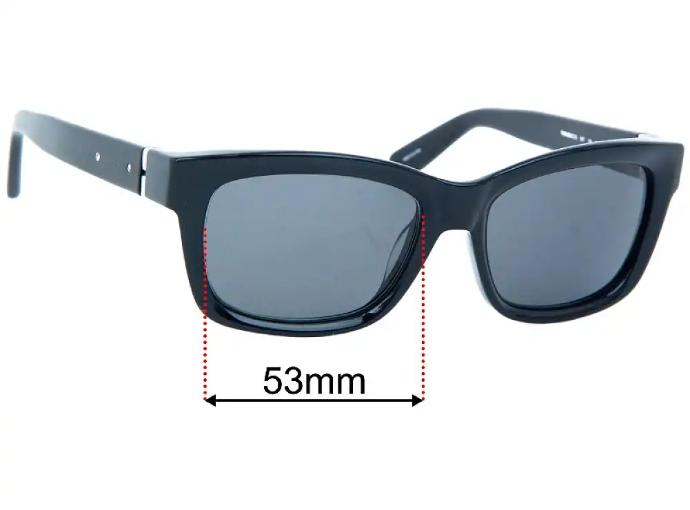 Sunglass Fix Replacement Lenses for Bobbi Brown The Cisco/S - 53mm Wide Sunglass Fix Replacement Lenses for Bobbi Brown The Cisco/S - 53mm Wide