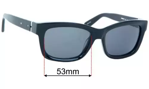 Sunglass Fix Replacement Lenses for Bobbi Brown The Cisco/S - 53mm Wide Sunglass Fix Replacement Lenses for Bobbi Brown The Cisco/S - 53mm Wide