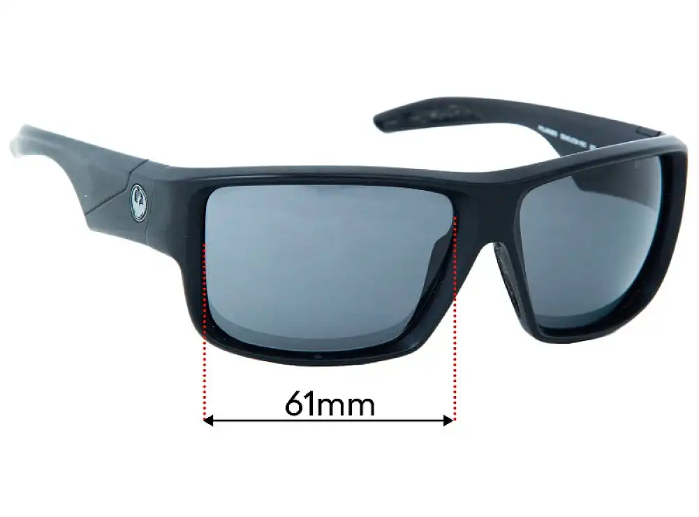 Sunglass Fix Replacement Lenses for Dragon Deadlock H2O - 61mm Wide Sunglass Fix Replacement Lenses for Dragon Deadlock H2O - 61mm Wide