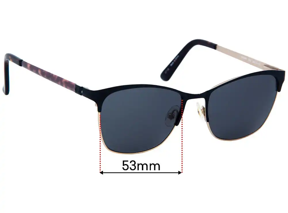 Sunglass Fix Replacement Lenses for Guess GU2498 - 53mm Wide Sunglass Fix Replacement Lenses for Guess GU2498 - 53mm Wide