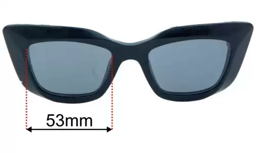 Sunglass Fix Replacement Lenses for Louis Vuitton Z1220W - 53mm Wide Sunglass Fix Replacement Lenses for Louis Vuitton Z1220W - 53mm Wide