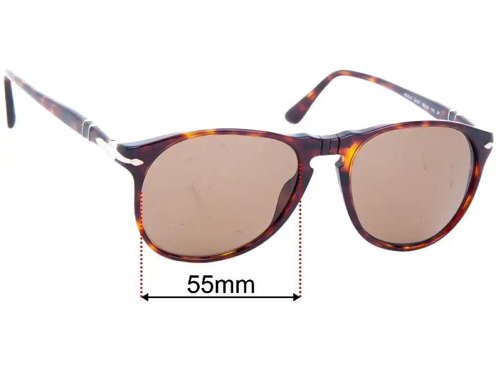 Sunglass Fix Replacement Lenses for Persol 6649-S - 55mm Wide Sunglass Fix Replacement Lenses for Persol 6649-S - 55mm Wide