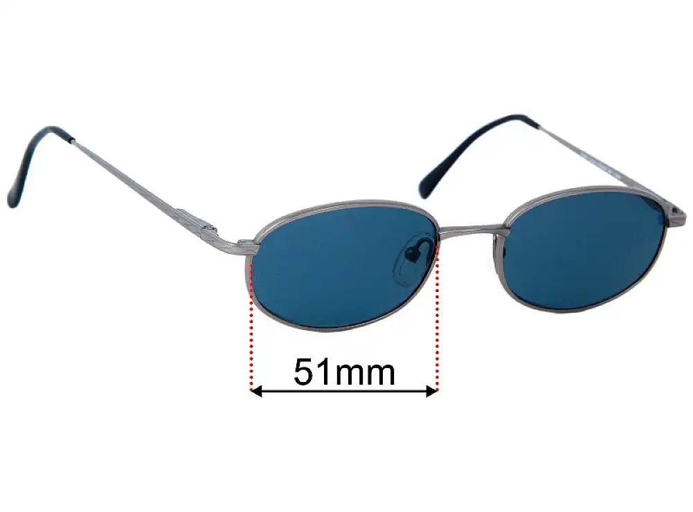 Sunglass Fix Replacement Lenses for Titmus Z87 TMN6 CS60 - 51mm Wide Sunglass Fix Replacement Lenses for Titmus Z87 TMN6 CS60 - 51mm Wide