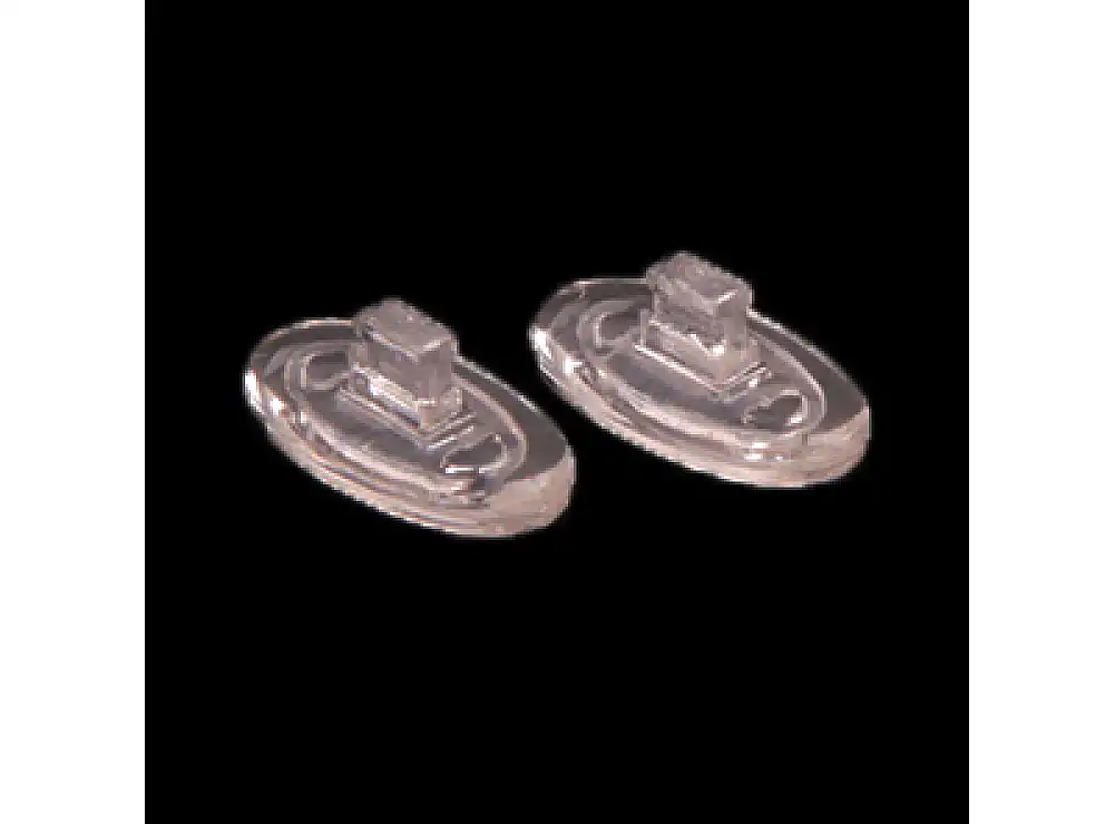 13mm Oval Push In Silicone Nose Pads 13mm Oval Push In Silicone Nose Pads