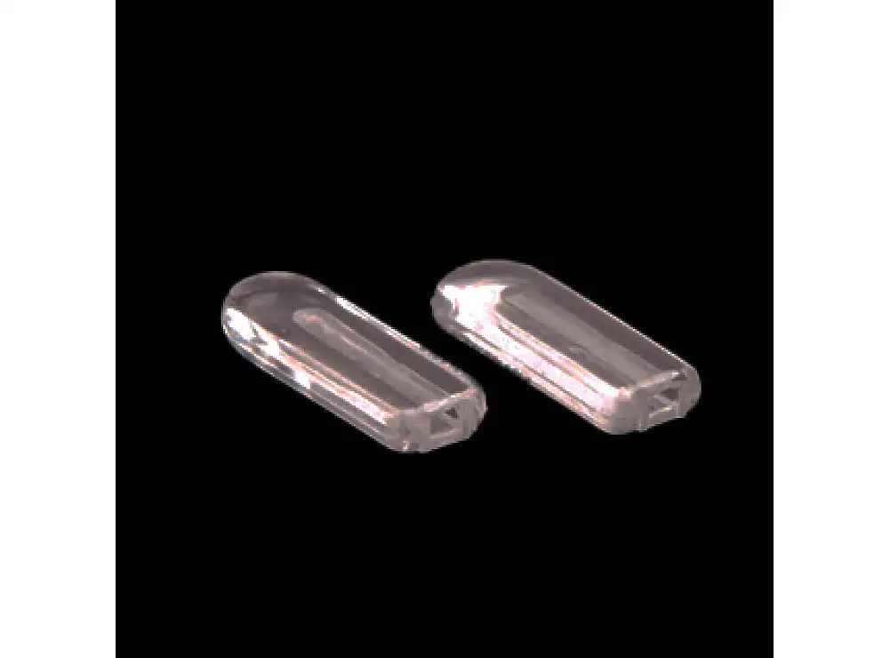 13mm Rectangle Post Mount Silicone Nose Pads 13mm Rectangle Post Mount Silicone Nose Pads