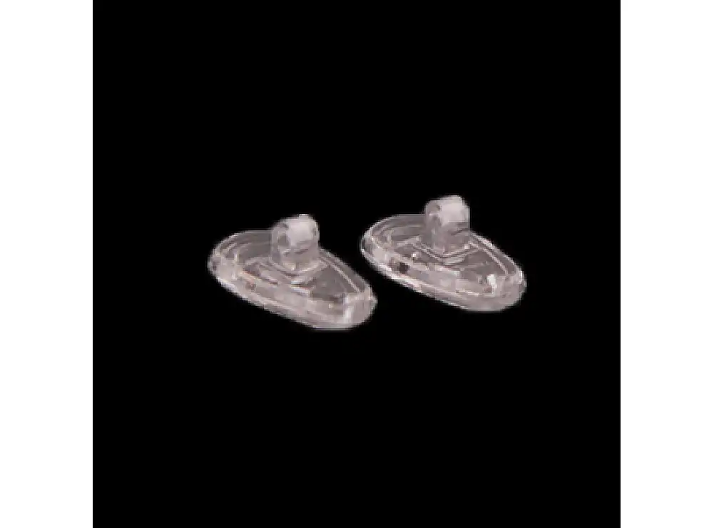 11mm Tear Shaped Screw In Silicone Nose Pads 11mm Tear Shaped Screw In Silicone Nose Pads
