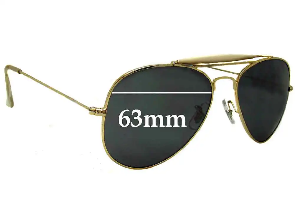 Sunglass Fix Replacement Lenses for Ray-Ban B&L RB3029 - 63mm Wide Sunglass Fix Replacement Lenses for Ray-Ban B&L RB3029 - 63mm Wide