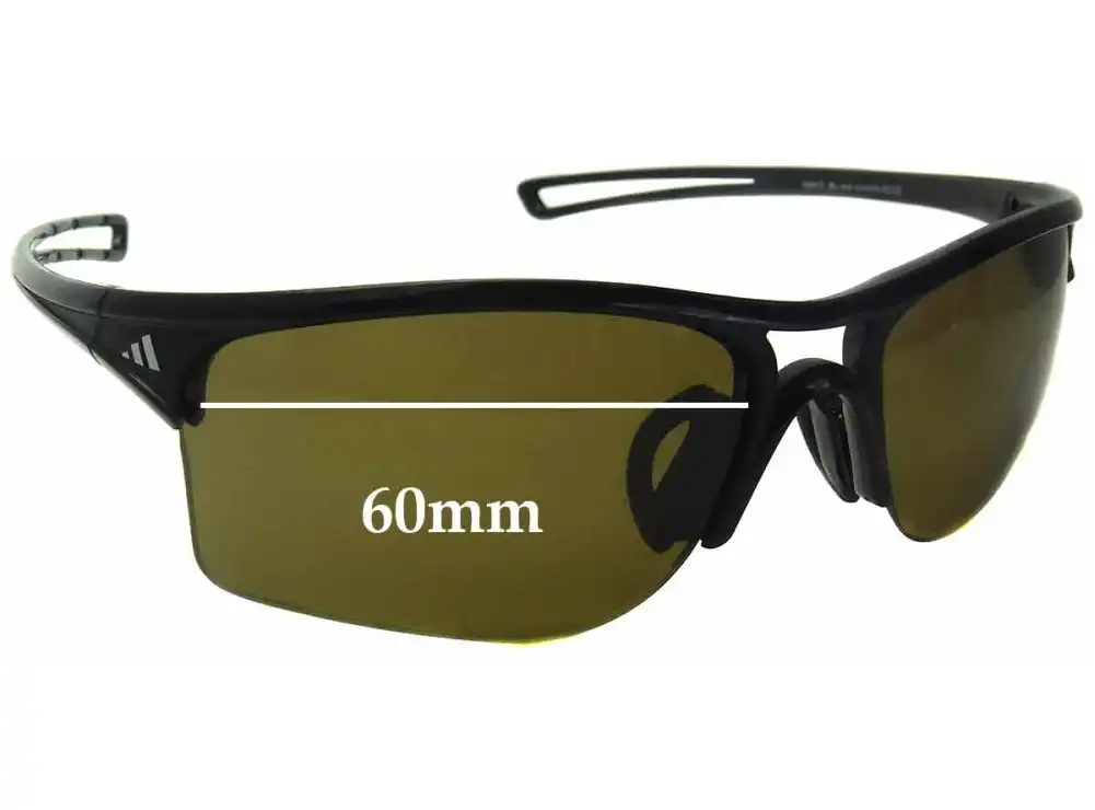 Sunglass Fix Replacement Lenses for Adidas A405 Raylor S - 60mm Wide Sunglass Fix Replacement Lenses for Adidas A405 Raylor S - 60mm Wide