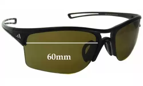 Sunglass Fix Replacement Lenses for Adidas A405 Raylor S - 60mm Wide Sunglass Fix Replacement Lenses for Adidas A405 Raylor S - 60mm Wide