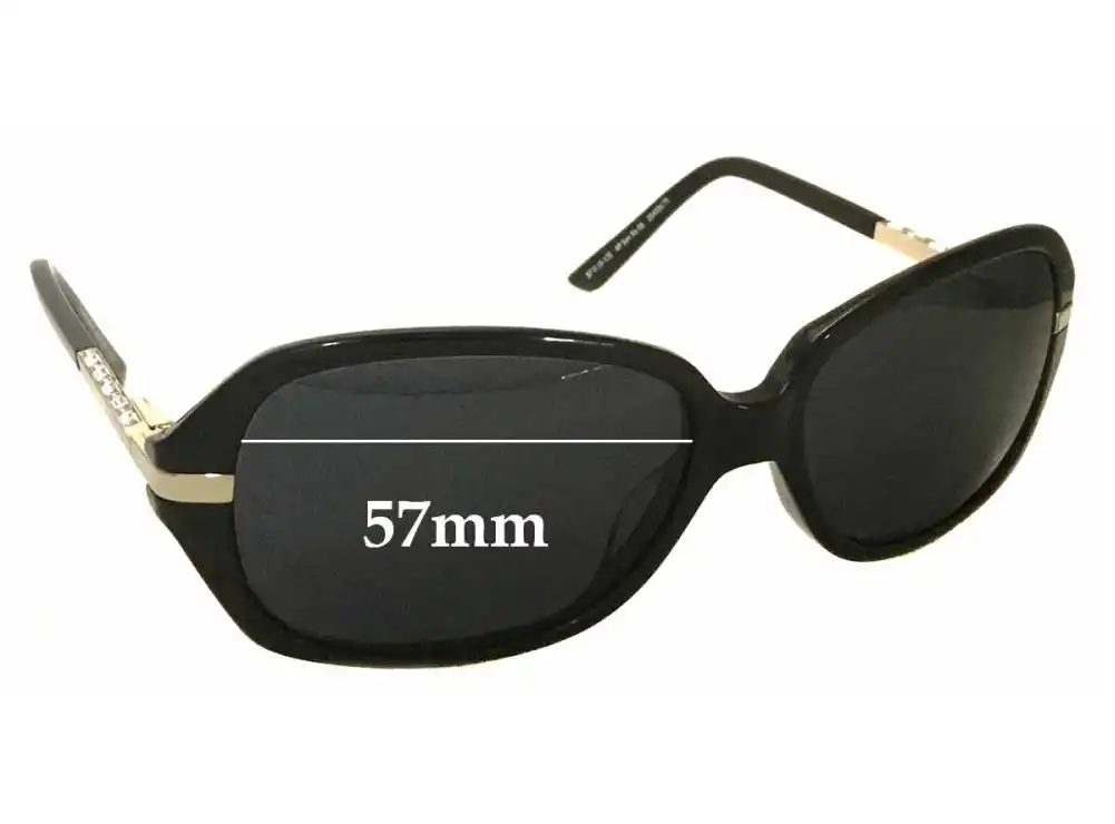 Sunglass Fix Replacement Lenses for Alex Perry AP Sun Rx 08 - 57mm Wide Sunglass Fix Replacement Lenses for Alex Perry AP Sun Rx 08 - 57mm Wide