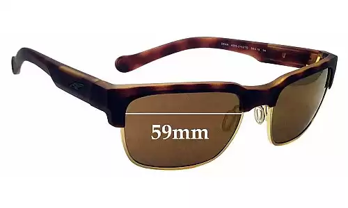 Sunglass Fix Replacement Lenses for Arnette Dean AN4205 - 59mm Wide Sunglass Fix Replacement Lenses for Arnette Dean AN4205 - 59mm Wide