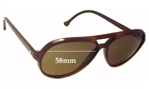 Sunglass Fix Replacement Lenses for Bolle IREX 100 Model - 58mm Wide Bolle IREX 100 Model Replacement Lenses 58mm wide