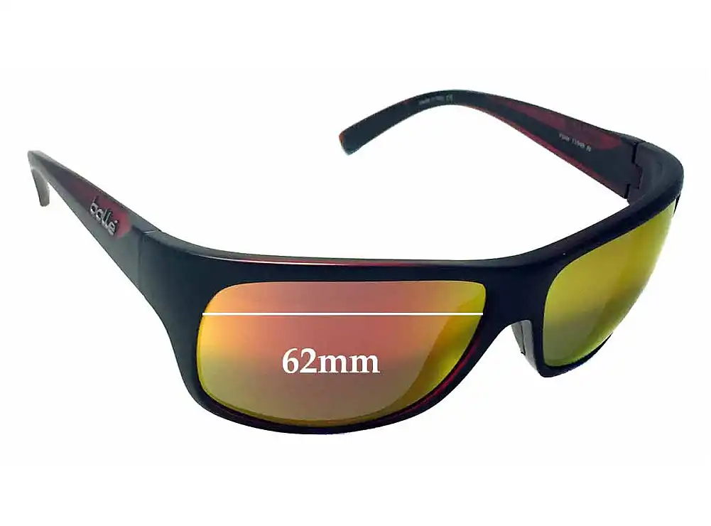 Sunglass Fix Replacement Lenses for Bolle Viper - 62mm Wide Sunglass Fix Replacement Lenses for Bolle Viper - 62mm Wide