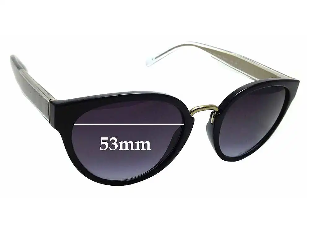 Sunglass Fix Replacement Lenses for Burberry B 4249 - 53mm Wide Sunglass Fix Replacement Lenses for Burberry B 4249 - 53mm Wide