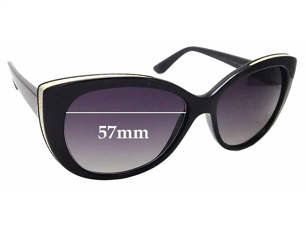 Sunglass Fix Replacement Lenses for Bvlgari 8169-Q - 57mm Wide Sunglass Fix Replacement Lenses for Bvlgari 8169-Q - 57mm Wide