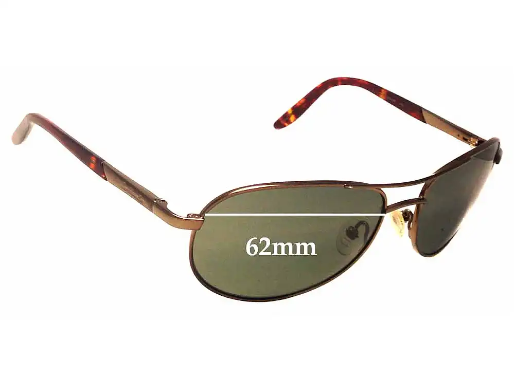 Sunglass Fix Replacement Lenses for Caribbean Sun CS0043M - 62mm Wide Sunglass Fix Replacement Lenses for Caribbean Sun CS0043M - 62mm Wide