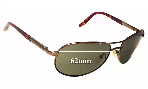 Sunglass Fix Replacement Lenses for Caribbean Sun CS0043M - 62mm Wide Sunglass Fix Replacement Lenses for Caribbean Sun CS0043M - 62mm Wide
