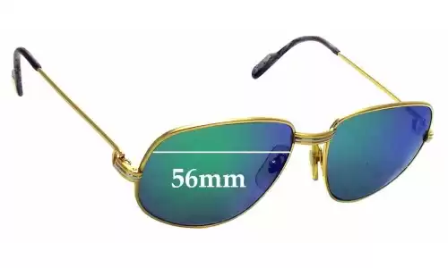 Sunglass Fix Replacement Lenses for Cartier 1986 - 56mm Wide Sunglass Fix Replacement Lenses for Cartier 1986 - 56mm Wide