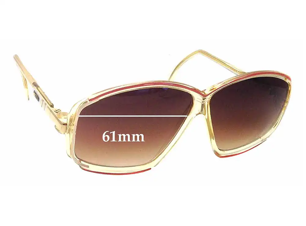 Sunglass Fix Replacement Lenses for Cazal MOD 153 - 61mm Wide Sunglass Fix Replacement Lenses for Cazal MOD 153 - 61mm Wide