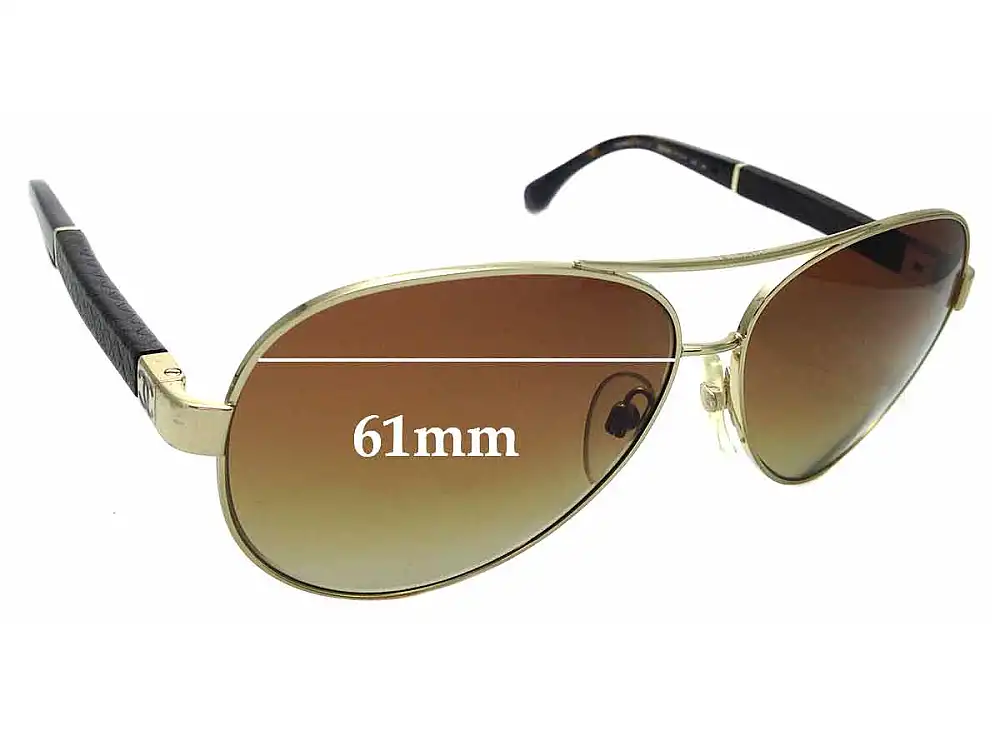 Sunglass Fix Replacement Lenses for Chanel 4195-Q - 61mm Wide Sunglass Fix Replacement Lenses for Chanel 4195-Q - 61mm Wide
