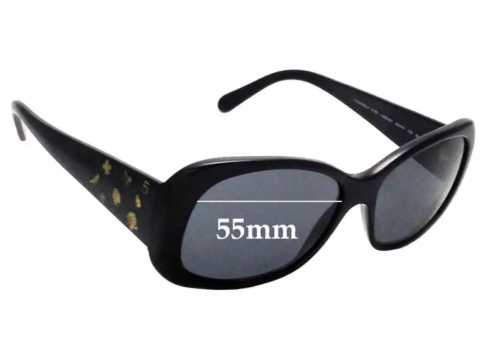 Sunglass Fix Replacement Lenses for Chanel 5123 - 55mm Wide Sunglass Fix Replacement Lenses for Chanel 5123 - 55mm Wide