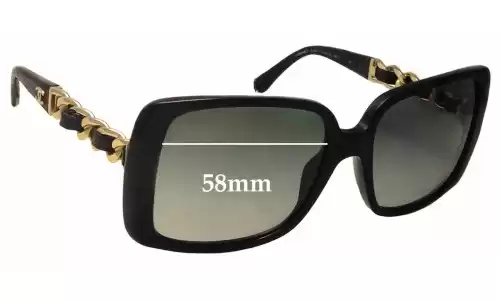 Sunglass Fix Replacement Lenses for Chanel 5208-Q - 58mm Wide Sunglass Fix Replacement Lenses for Chanel 5208-Q - 58mm Wide