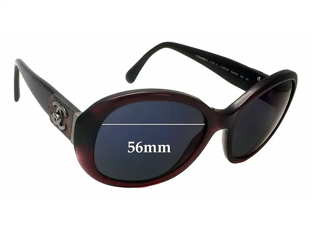 Sunglass Fix Replacement Lenses for Chanel 5235-Q - 56mm Wide Sunglass Fix Replacement Lenses for Chanel 5235-Q - 56mm Wide