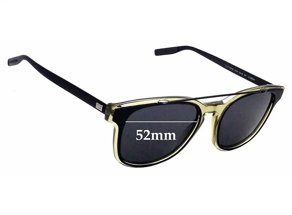 Sunglass Fix Replacement Lenses for Christian Dior Black Tie 211S - 52mm Wide Sunglass Fix Replacement Lenses for Christian Dior Black Tie 211S - 52mm Wide