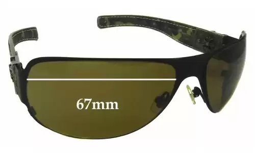 Sunglass Fix Replacement Lenses for Chrome Hearts Deviant 1 - 67mm Wide Sunglass Fix Replacement Lenses for Chrome Hearts Deviant 1 - 67mm Wide