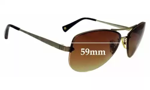 Sunglass Fix Replacement Lenses for Coach HC7026 Jasmine - 59mm Wide Sunglass Fix Replacement Lenses for Coach HC7026 Jasmine - 59mm Wide