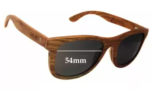 Sunglass Fix Replacement Lenses for Coral Tree Hayman - 54mm Wide Coral Tree Hayman Replacement Lenses 54mm wide