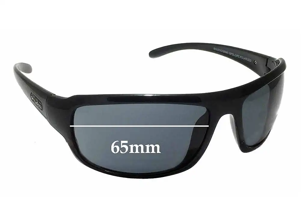 Sunglass Fix Replacement Lenses for Dirty Dog Big Dog - 65mm Wide Sunglass Fix Replacement Lenses for Dirty Dog Big Dog - 65mm Wide