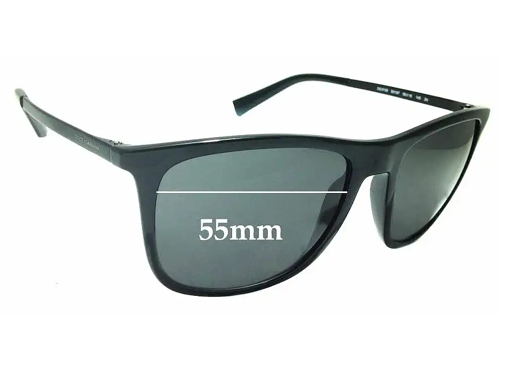 Sunglass Fix Replacement Lenses for Dolce & Gabbana DG6106 - 55mm Wide Sunglass Fix Replacement Lenses for Dolce & Gabbana DG6106 - 55mm Wide