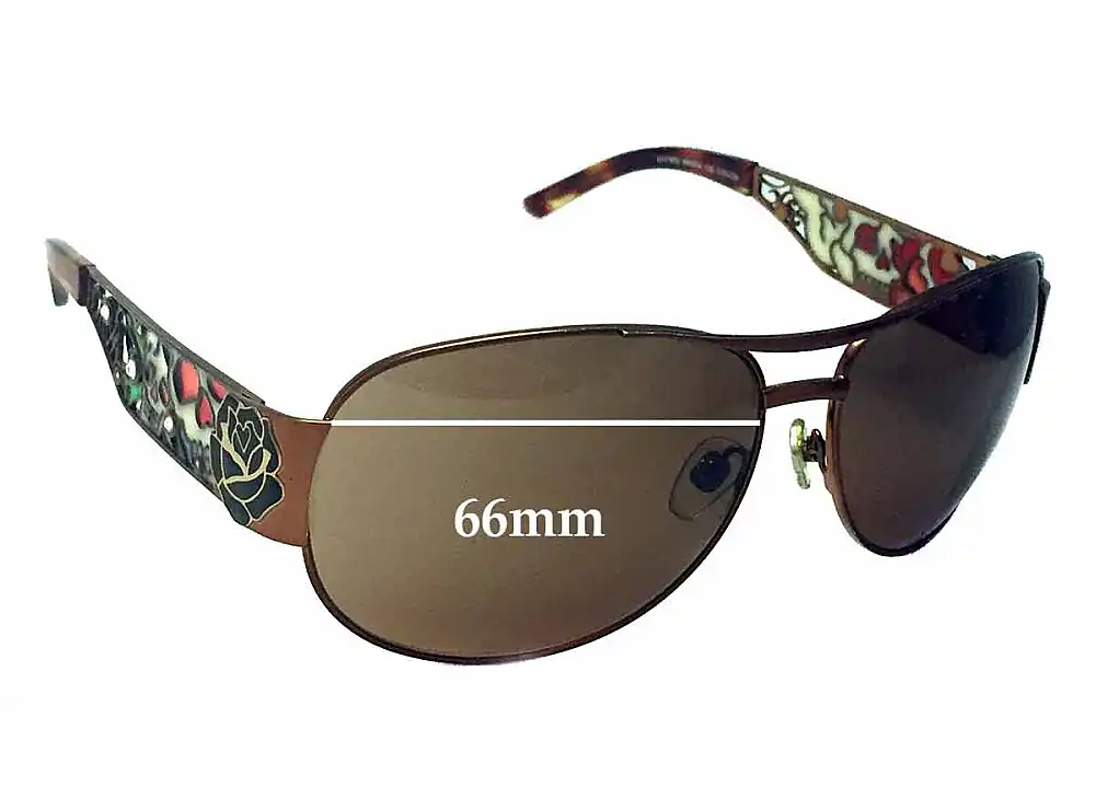 Sunglass Fix Replacement Lenses for Ed Hardy EHT 902 - 66mm Wide Sunglass Fix Replacement Lenses for Ed Hardy EHT 902 - 66mm Wide