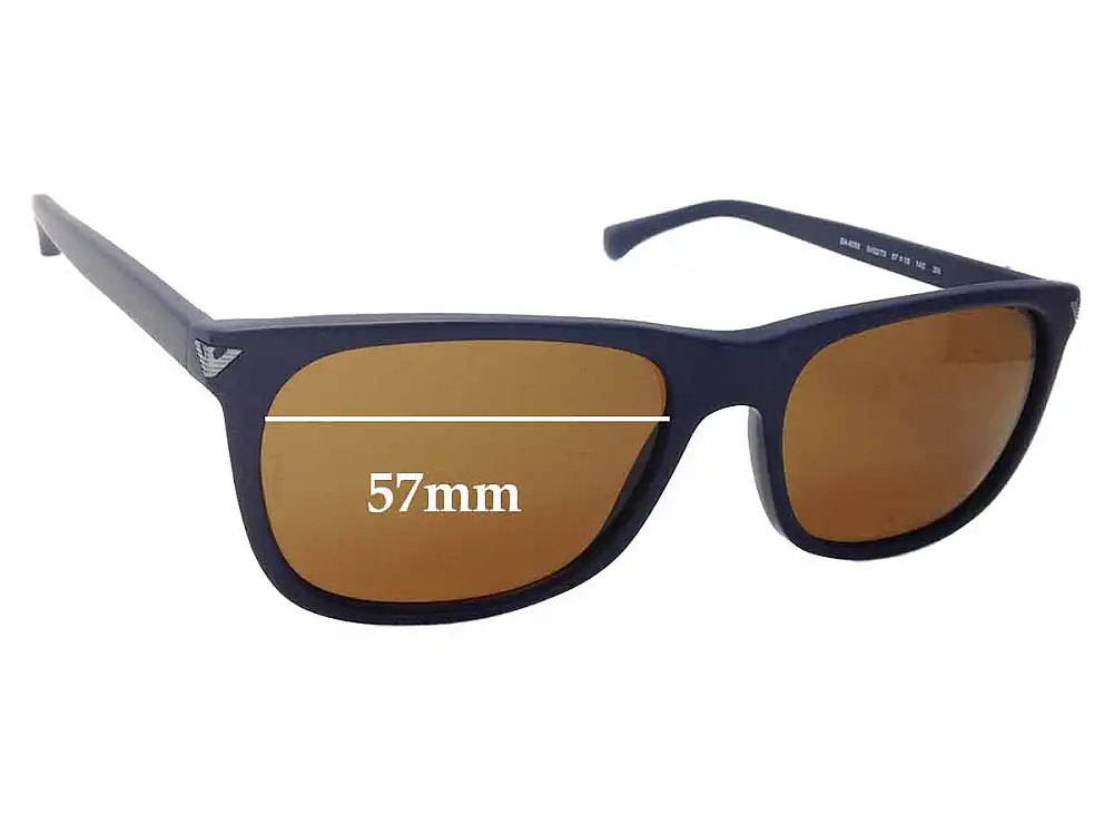 Sunglass Fix Replacement Lenses for Emporio Armani EA4056 - 57mm Wide Sunglass Fix Replacement Lenses for Emporio Armani EA4056 - 57mm Wide