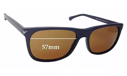 Sunglass Fix Replacement Lenses for Emporio Armani EA4056 - 57mm Wide Sunglass Fix Replacement Lenses for Emporio Armani EA4056 - 57mm Wide