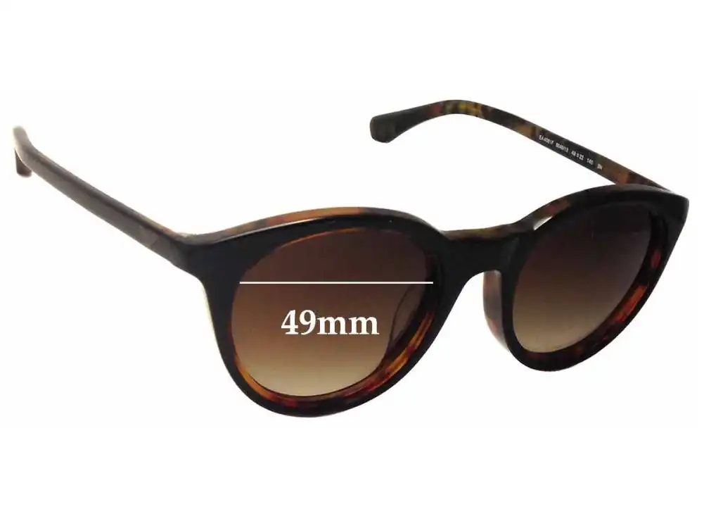 Sunglass Fix Replacement Lenses for Emporio Armani EA4061/F - 49mm Wide Sunglass Fix Replacement Lenses for Emporio Armani EA4061/F - 49mm Wide