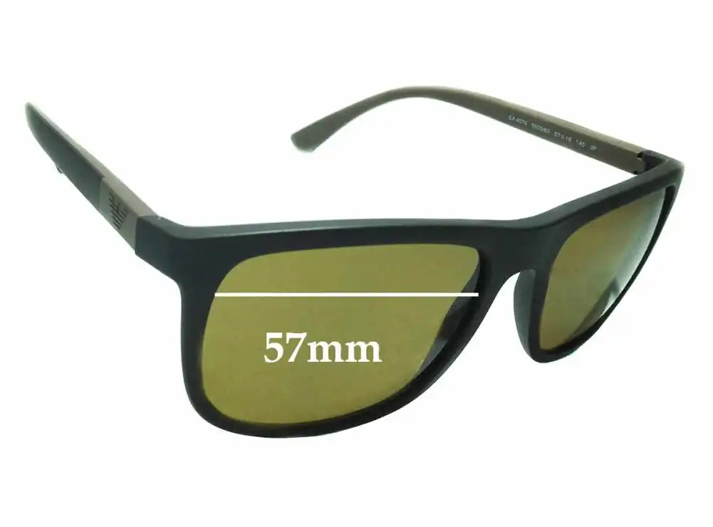Sunglass Fix Replacement Lenses for Emporio Armani EA4079 - 57mm Wide Sunglass Fix Replacement Lenses for Emporio Armani EA4079 - 57mm Wide
