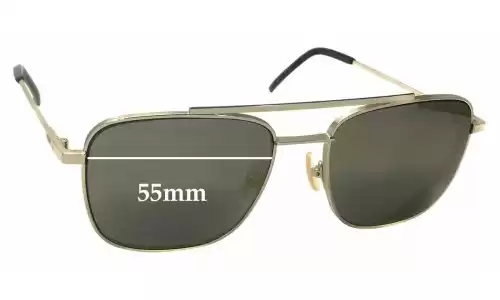 Sunglass Fix Replacement Lenses for Fendi FF M0008/S - 55mm Wide Sunglass Fix Replacement Lenses for Fendi FF M0008/S - 55mm Wide