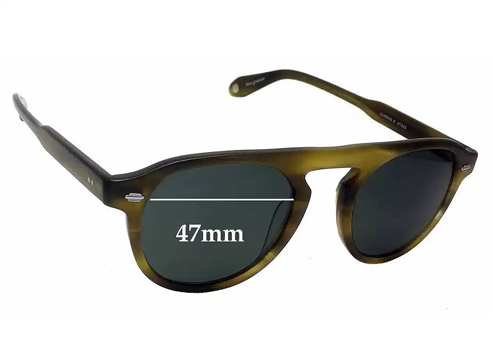 Sunglass Fix Replacement Lenses for Garrett Leight Harding S - 47mm Wide Sunglass Fix Replacement Lenses for Garrett Leight Harding S - 47mm Wide