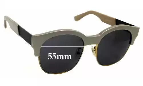 Sunglass Fix Replacement Lenses for Gentle Monster Boy In - 55mm Wide Sunglass Fix Replacement Lenses for Gentle Monster Boy In - 55mm Wide