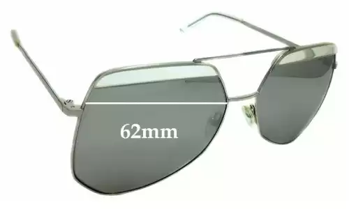 Sunglass Fix Replacement Lenses for Grey Ant Hexcel - 62mm Wide Sunglass Fix Replacement Lenses for Grey Ant Hexcel - 62mm Wide